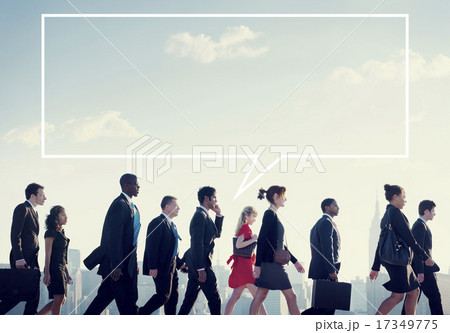 Team Business People Corporate Walking City Concept 17349775