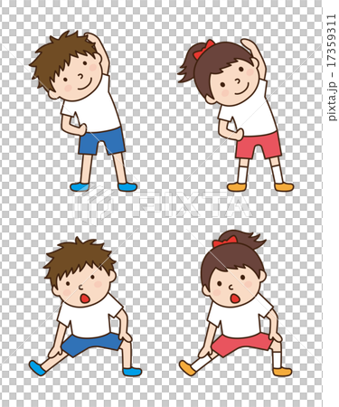 Preparing Gym Children Stock Illustration
