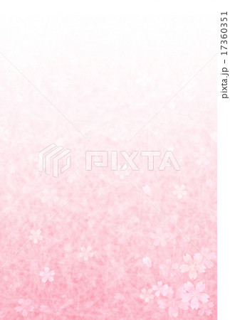 桜 年賀状 背景のイラスト素材