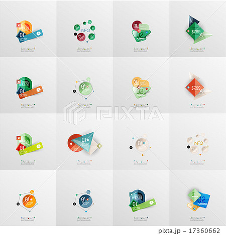 Modern geometric design temlates, universal diagram, banner, number options, workflow layout, steps Modern geometric design temlates, universal diagram, banner, number options, workflow layout, steps 17360662