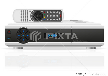 digital satellite receiver vector illustration 17362900
