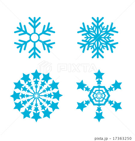 Snowflakes vector set. snow flake icon  17363250