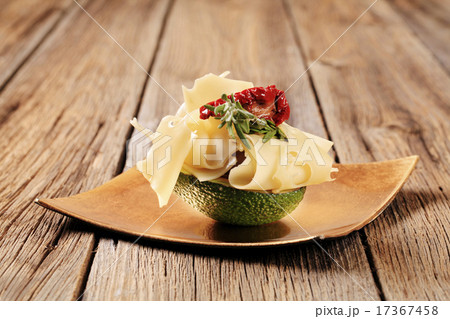 Avocado fruit and Swiss cheese 17367458