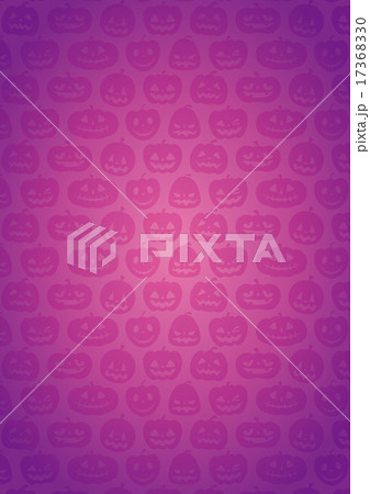 ハロウィン かぼちゃの背景 紫 グラデーション 縦のイラスト素材