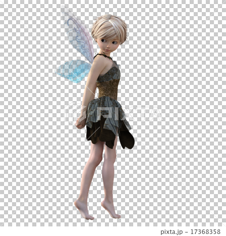 逗人喜愛的神仙變形perming3DCG例證材料 17368358
