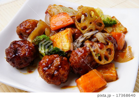 肉団子と野菜の甘酢 17368640