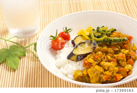 夏野菜ドライカレー 17369163