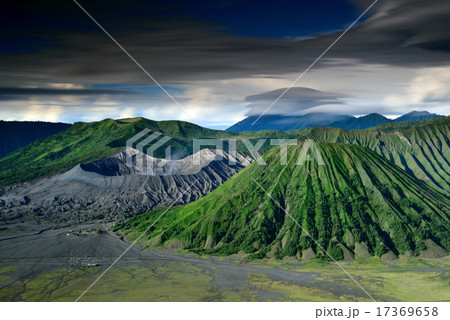 landscape of Volcanoes in Bromo mountain 17369658