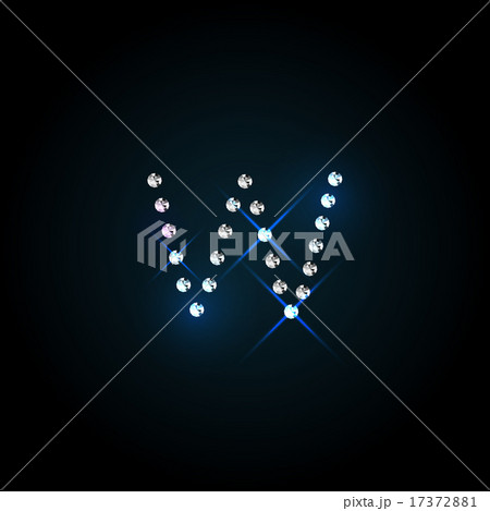 Gems letter. Shiny diamond font. Gems letter. Shiny diamond font. 17372881