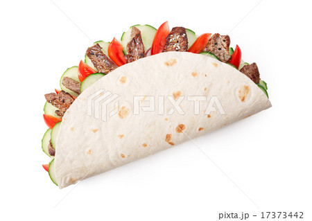 Beef shawarma isolated 17373442