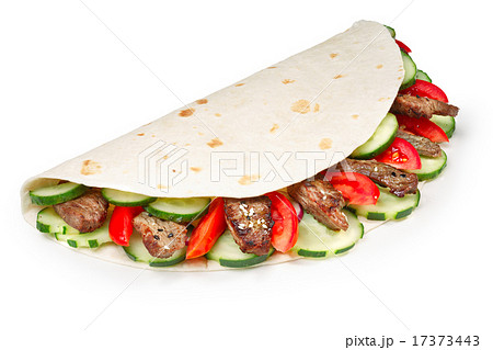 Beef shawarma isolated 17373443