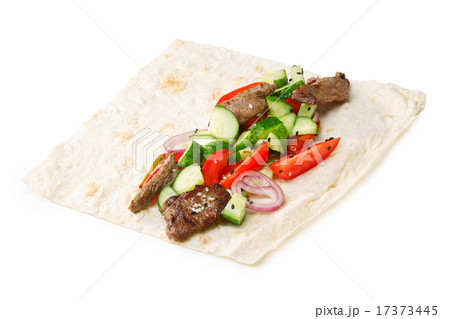 Beef shawarma isolated 17373445