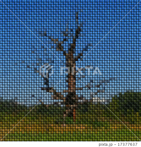 Tree image knit generated texture Tree image knit generated texture 17377637