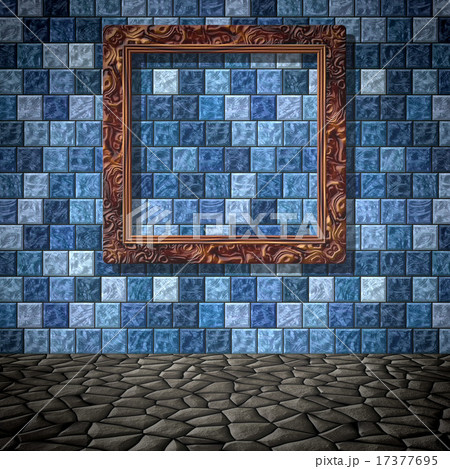 Empty room with picture generated texture 17377695