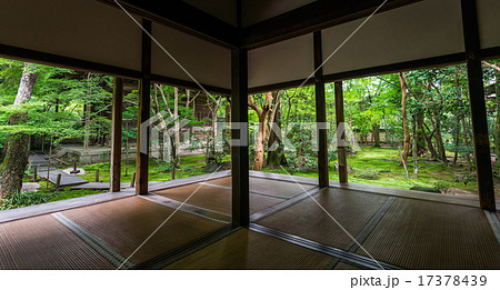 京都　蓮華寺　庭園 17378439