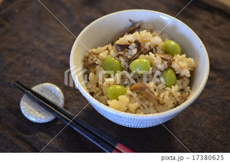 舞茸＆銀杏ごはん 17380625