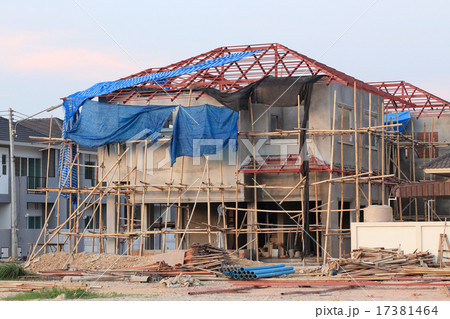 construction house structure made from cement 17381464