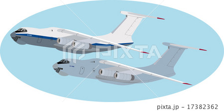 ロシア製貨物機・軍用輸送機 IL-76 17382362
