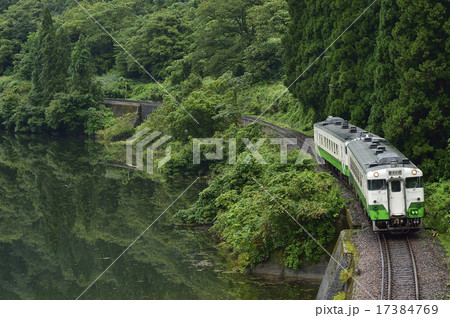 只見川と鉄道 17384769