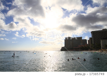 ワイキキの海　オアフ島のホテル 17385749