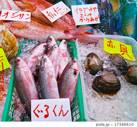 沖縄の魚介類 17386610
