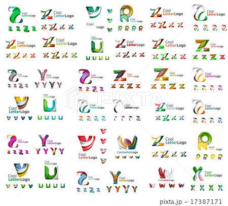 Mega set of letter logos Mega set of letter logos 17387171