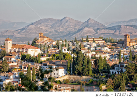 Muslim region of Albayzin in Granada, Spain Muslim region of Albayzin in Granada, Spain 17387520