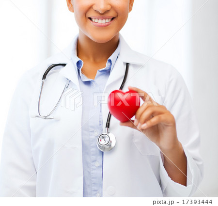african doctor with heart 17393444