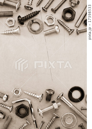 hardware tools at metal background 17398533