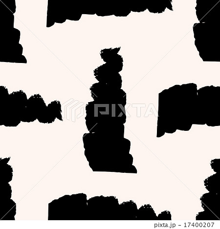 Scandinavian seamless pattern with diagonal black strokes Scandinavian seamless pattern with diagonal black strokes 17400207