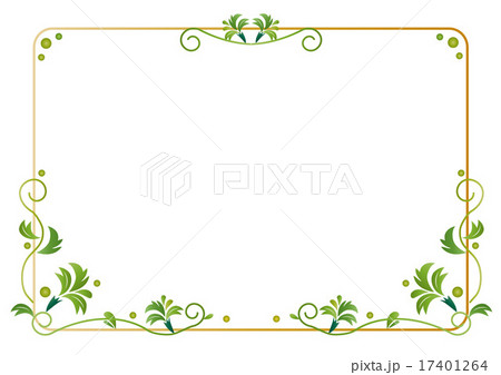 ゴールド フレーム1のイラスト素材