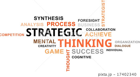 word cloud - strategic thinkingのイラスト素材 [17402340] - PIXTA