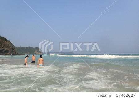 南伊豆　入田浜の海 17402627