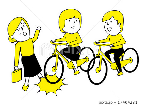 自転車の交通ルール 17404231