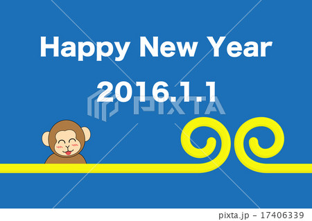 年賀状_申年_2016 17406339
