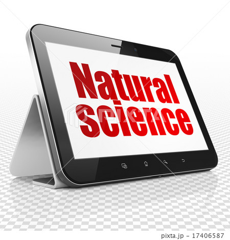 Science concept: Tablet Computer with Natural Science on display 17406587