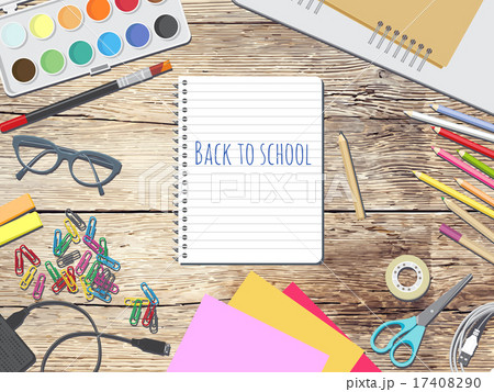 Back to school vector illustration Back to school vector illustration 17408290