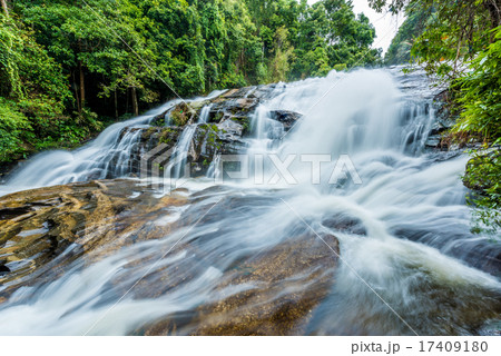 waterfall at Doi Inthanon National park waterfall at Doi Inthanon National park 17409180