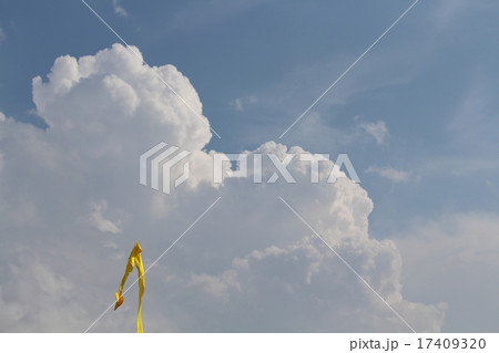黄色いリボンと白い雲 17409320