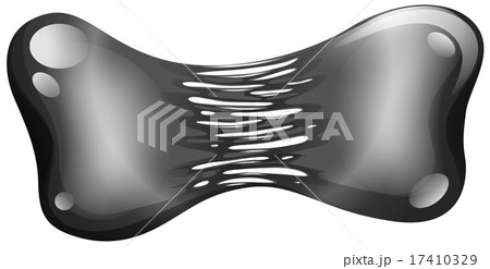 Black form on white background Black form on white background 17410329