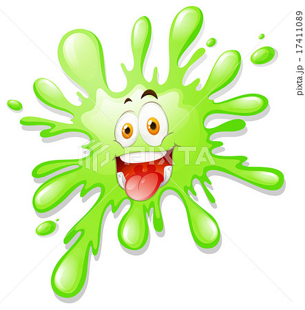 Happy looking green splash. 17411089