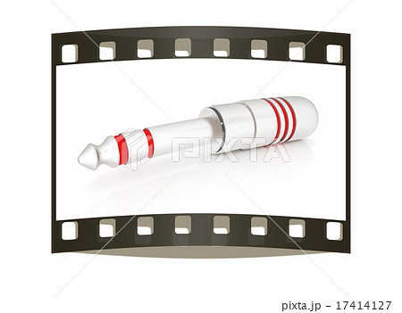 Electric plug. The film strip 17414127