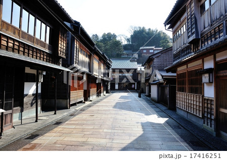 金沢市 東山ひがし茶屋二番丁の町並み 金沢市 東山ひがし茶屋二番丁の町並み 17416251