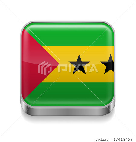 Metal  icon of Sao Tome and Principe 17418455