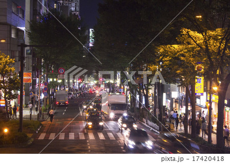 渋谷、宮益坂の夜 17420418