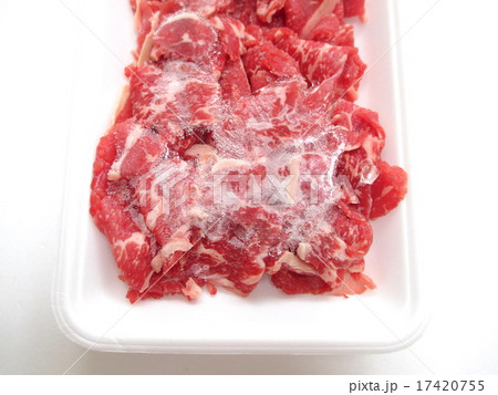 冷凍した牛肉 冷凍した牛肉 17420755