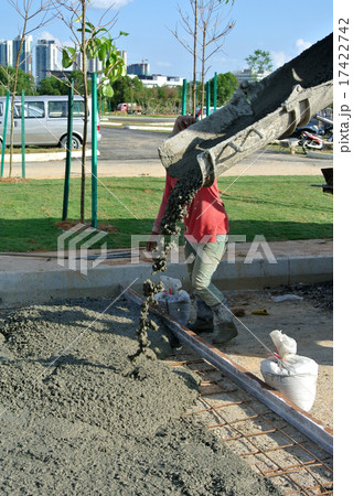Liquid concrete mixing  17422742
