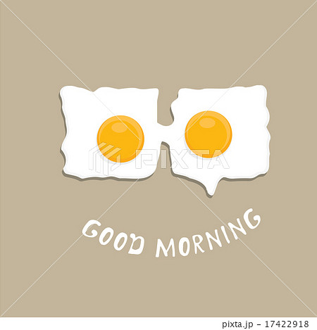 Fried Egg vector . good morning concept.  17422918