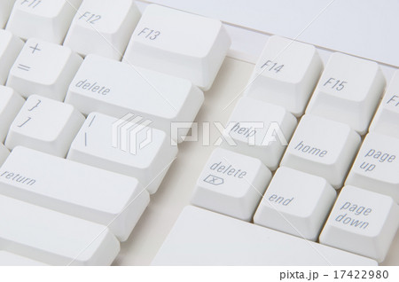 白いキーボード 17422980