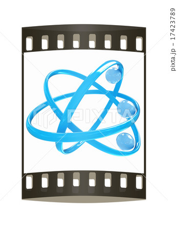 3d atom. The film strip 3d atom. The film strip 17423789